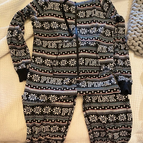 Victoria’s Secret pink onesie